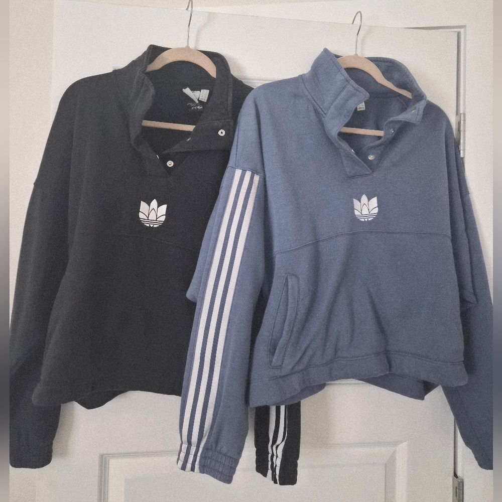 Adidas Trefoil Pullovers - Pair, US L